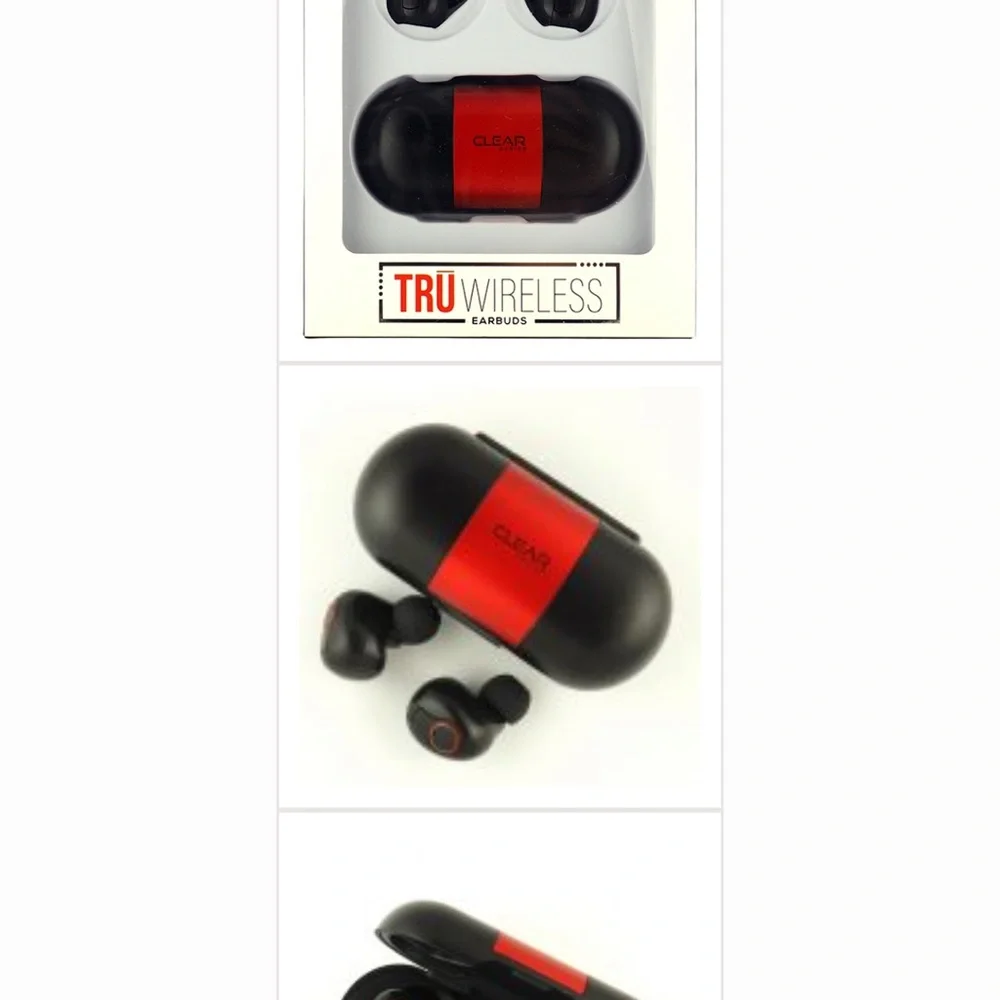 Clear Tru Wireless Earbuds (Just the left side)